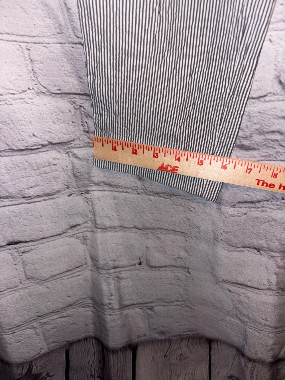 Jason Wu Seersucker & Denim Pants In Twilight Star White Size 2 Striped Modern - Picture 12 of 14